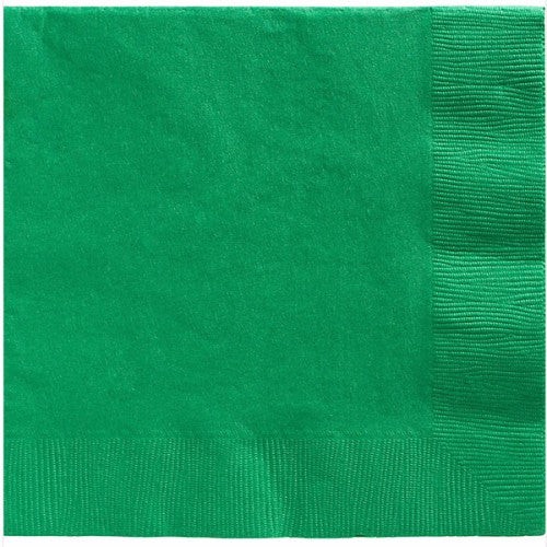 Beverage Napkins Festive Green - Pack of 20