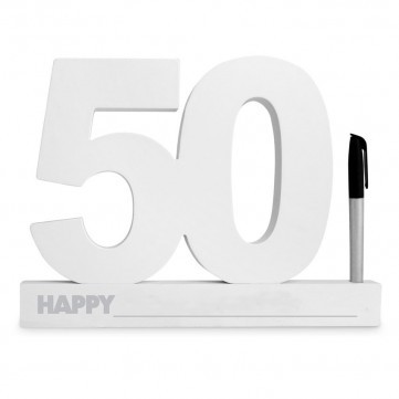 LANDMARK 50TH SIGNATURE BLOCK WHITE