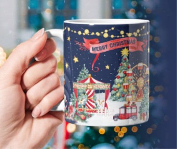 **CHRISTMAS MARKET STRAIGHT MUG 350ML